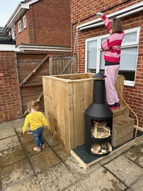 off grid homemade hot tub