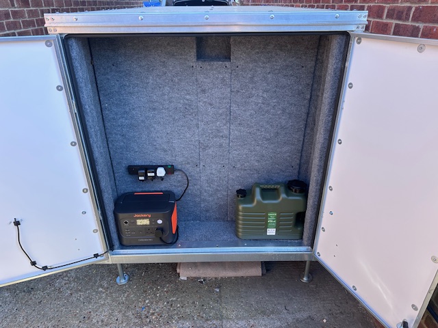 stealth box trailer back end