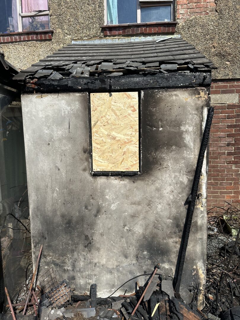 shirley warren property fire damage